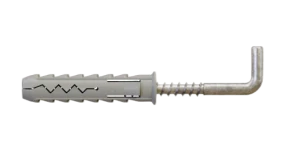 Hmoždinka rozperná s rovným hákom hmoždinka: Ø10x50mm , hák: Ø6x54mm