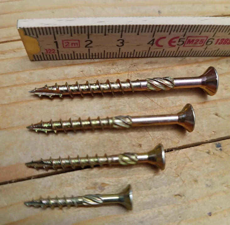 Sada skrutiek do dreva TORX pozink 340ks – mix rozmerov 3,5×30 až 5×60, 340 ks