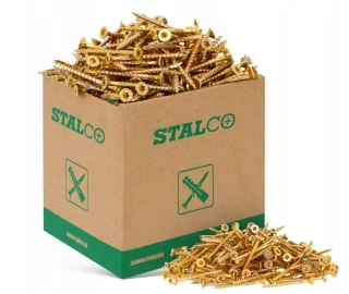 Skrutky do dreva 3,5×25 mm so zapustenou hlavou Torx TX15 – 1000 ks STALCO