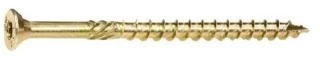 Konštrukčná skrutka TORX 6x200 mm – žltý zinok, 100 ks