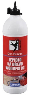 Lepidlo na drevo WOODFIX D3 250ml Den Braven