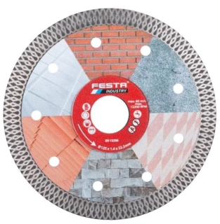 Diamantový rezný kotúč 125 x 1,4 x 22,2 mm FESTA INDUSTRY